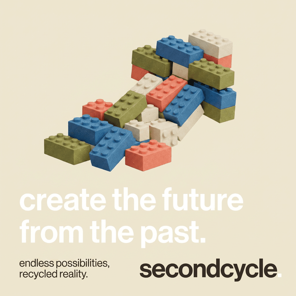 SecondCycle colourful bricks — create the future from the past